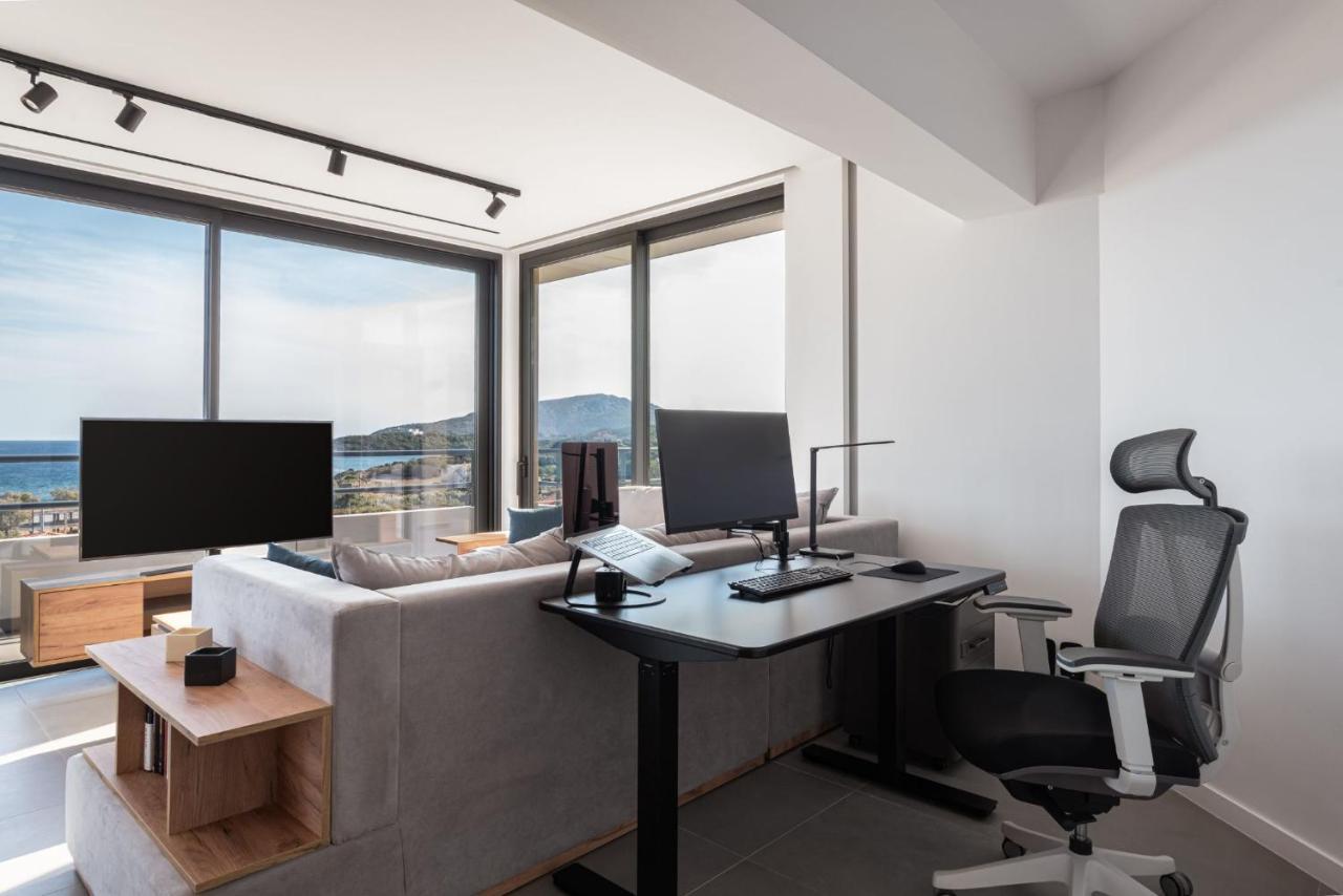 Appartement Sounio Panoramic Loft à Cap Cap Sounion Extérieur photo